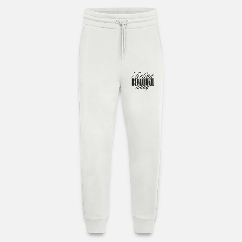 Feeling beautiful today - Jogginghose - made by SPREAD - OFF WHITE
