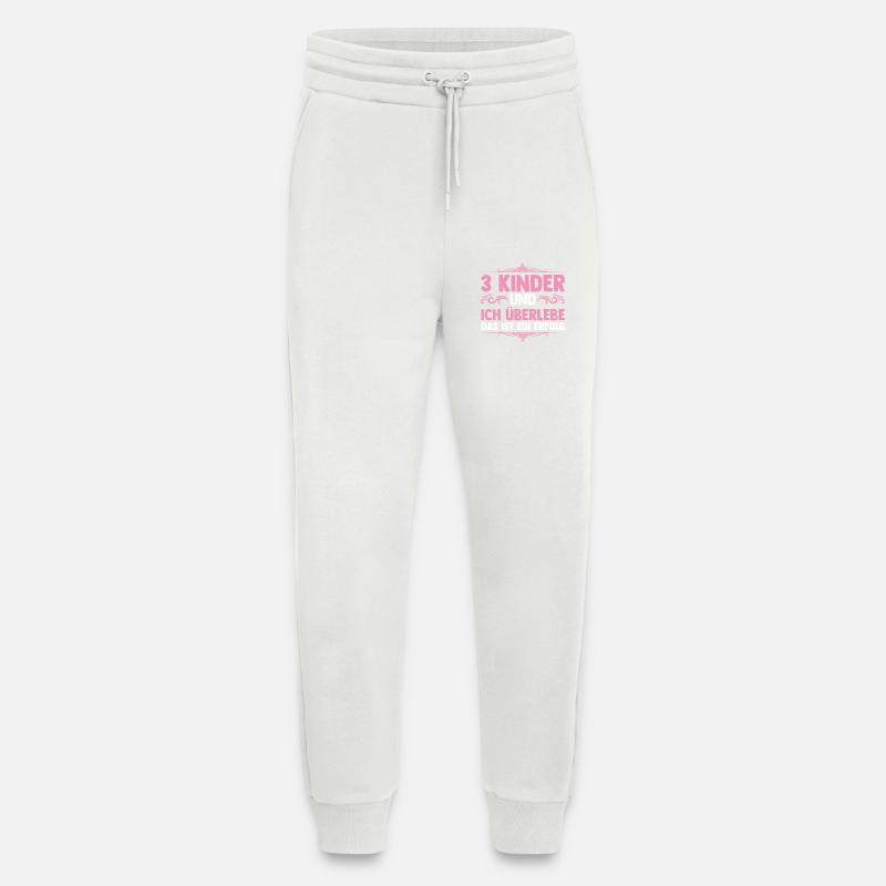Mama Von 3 Kindern - Jogginghose - made by SPREAD - OFF WHITE