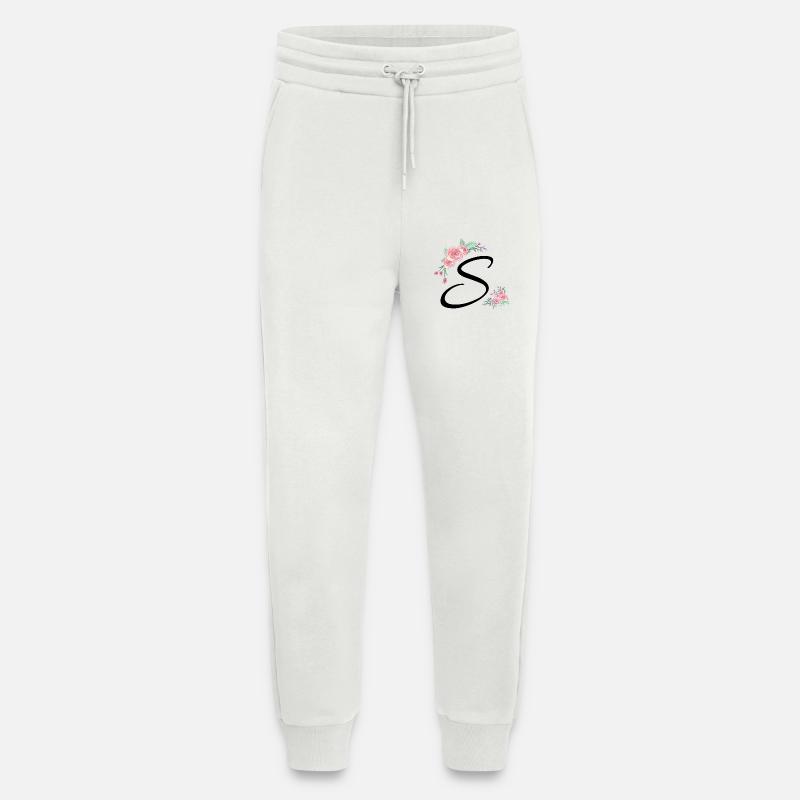 Brief s Blumen - Jogginghose - made by SPREAD - OFF WHITE