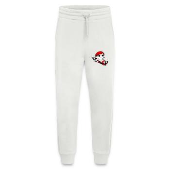 Kathie relaxing on a skateboard - Jogging Pants - made by SPREAD  - OFF WHITE - Front