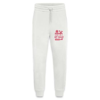 my face definitely will - Jogginghose - made by SPREAD - OFF WHITE - Vorne