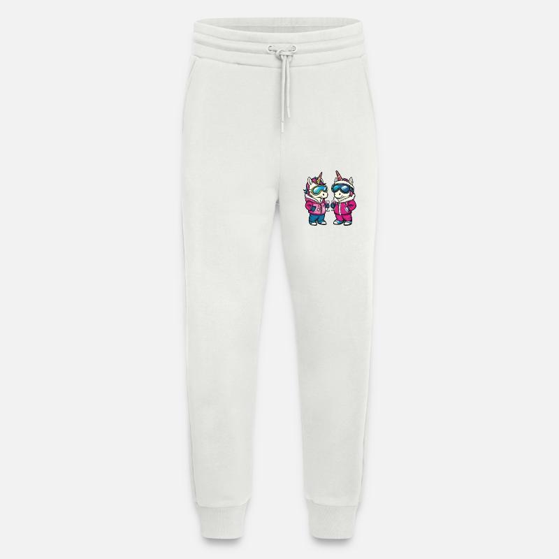 Einhorn Team Ski - Jogginghose - made by SPREAD - OFF WHITE