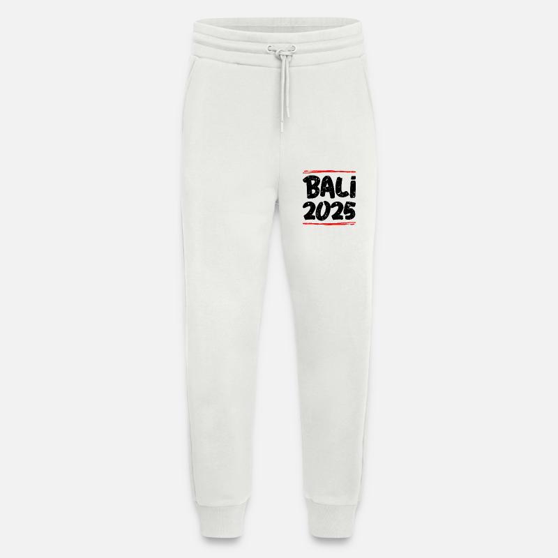 Bali 2025 Saying - Jogging Pants - made by SPREAD  - OFF WHITE