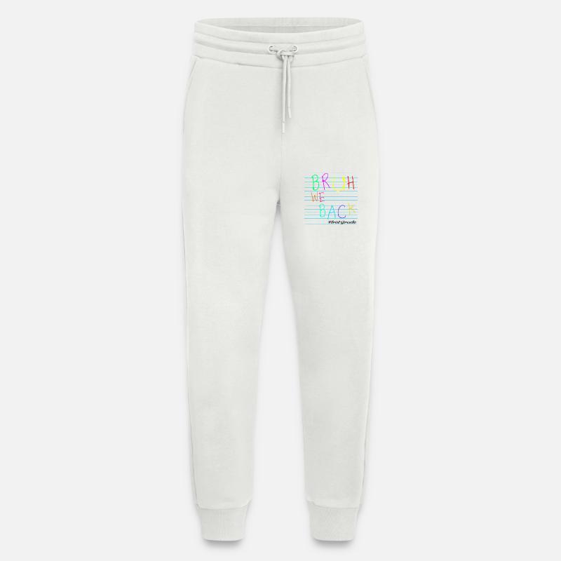 Bruh We Back Enseignants - Jogginghose - made by SPREAD - OFF WHITE
