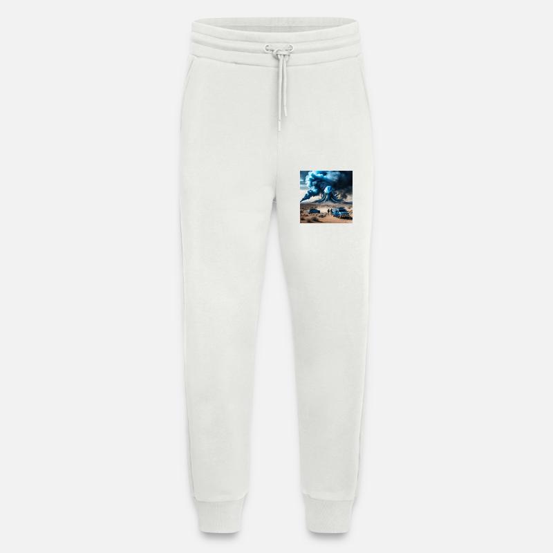 Blauer Wüstenalien Überflug - Jogginghose - made by SPREAD - OFF WHITE
