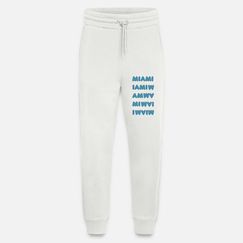 Miami Blau - Jogginghose - made by SPREAD - OFF WHITE