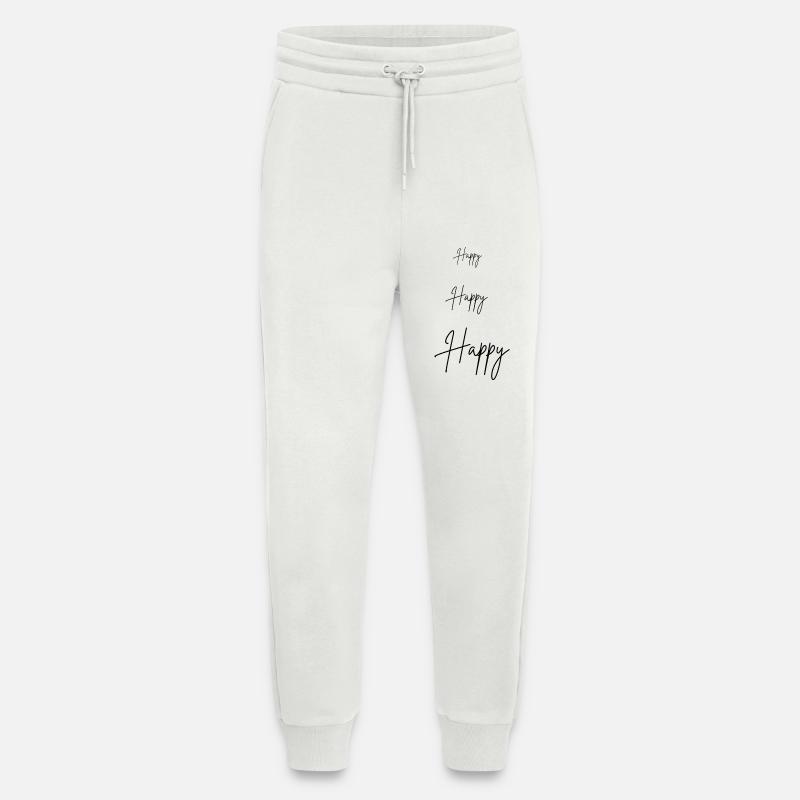 Happy Happy - Jogginghose - made by SPREAD - OFF WHITE