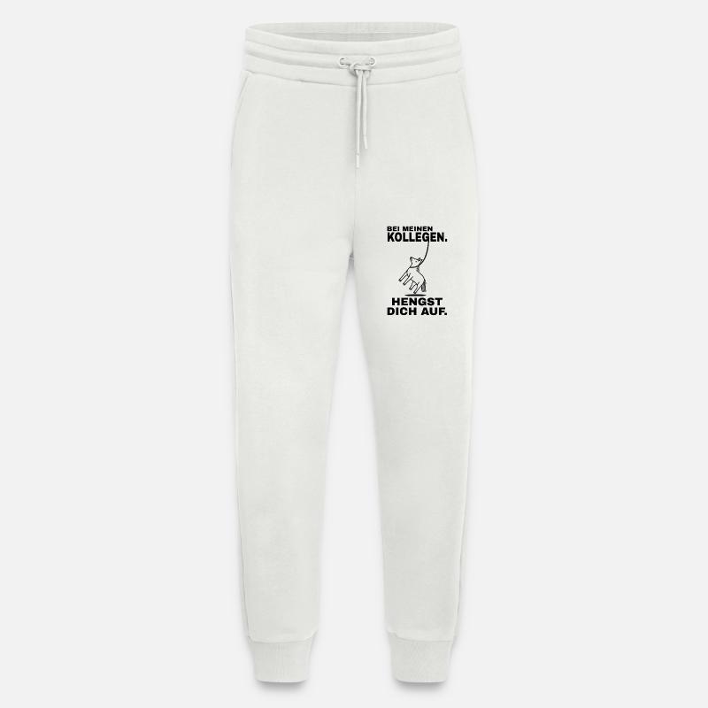 Hengst dich auf - Schwarzer Text - Jogginghose - made by SPREAD - OFF WHITE