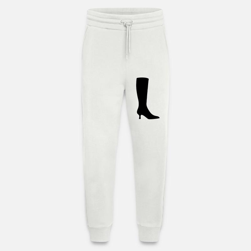 Black Boot Silhouette - Jogginghose - made by SPREAD - OFF WHITE