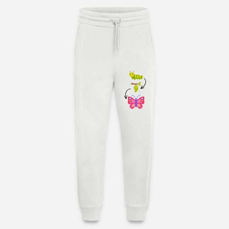 Wandelnder Schmetterlingszauber - Jogginghose - made by SPREAD - OFF WHITE