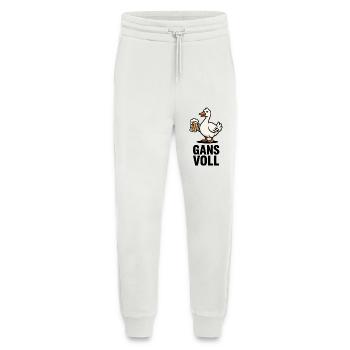 Biertrinkende Ente Cartoon - Jogginghose - made by SPREAD - OFF WHITE - Vorne