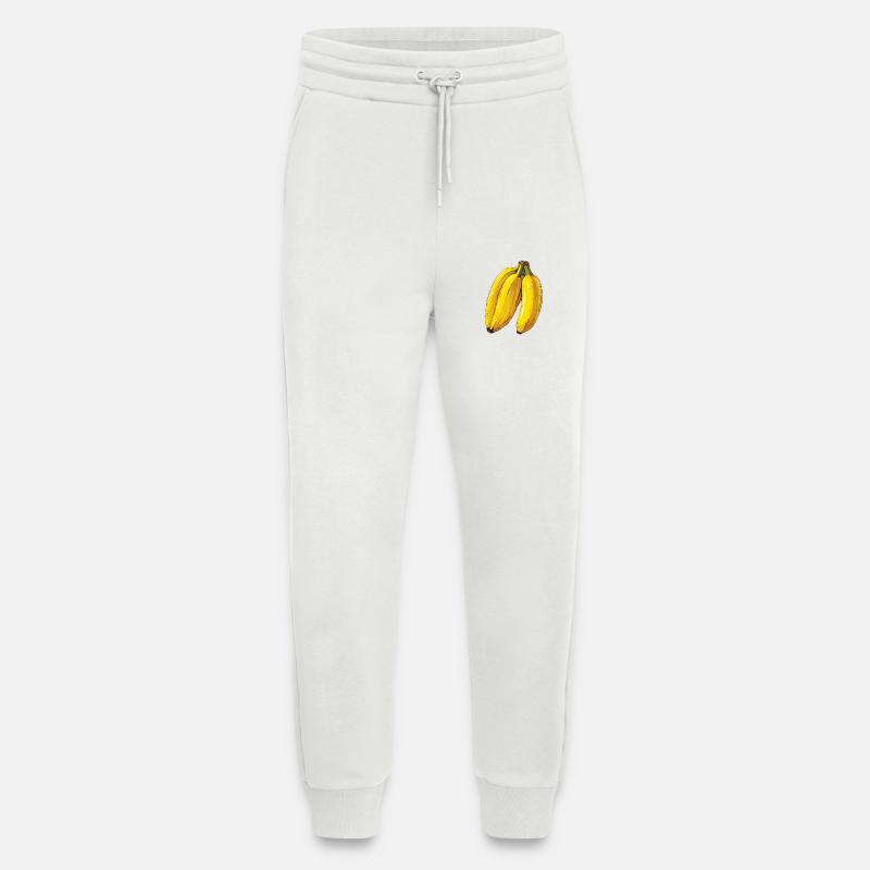 Bananengelbe Köstlichkeiten - Jogginghose - made by SPREAD - OFF WHITE