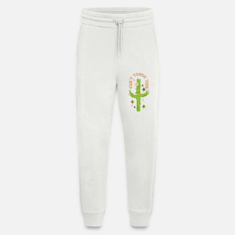 Can't touch this - Stacheliges Kaktusdesign - Jogginghose - made by SPREAD - OFF WHITE