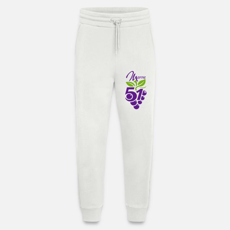 Marne 51 Rebe und Trauben - Jogginghose - made by SPREAD - OFF WHITE