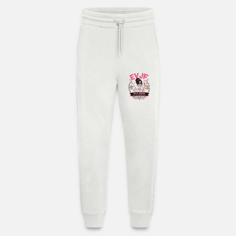 EVJF Future Madame - Pantalon de jogging bio décontracté fabriqué en UE - OFF WHITE