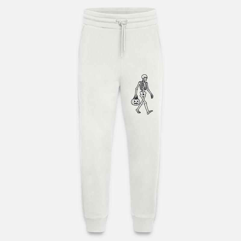 Skeleton Halloween - Jogging Pants - made by SPREAD - OFF WHITE