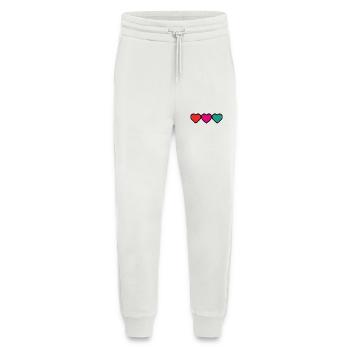 PAAR. VALENTINSTAG. HERZ. WEIHNACHTEN. GERADE VERHEIRATET. - Jogginghose - made by SPREAD - OFF WHITE - Vorne