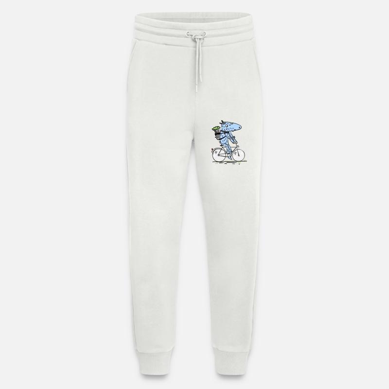 Blauer Hund Radfahrer Cartoon - Jogginghose - made by SPREAD - OFF WHITE