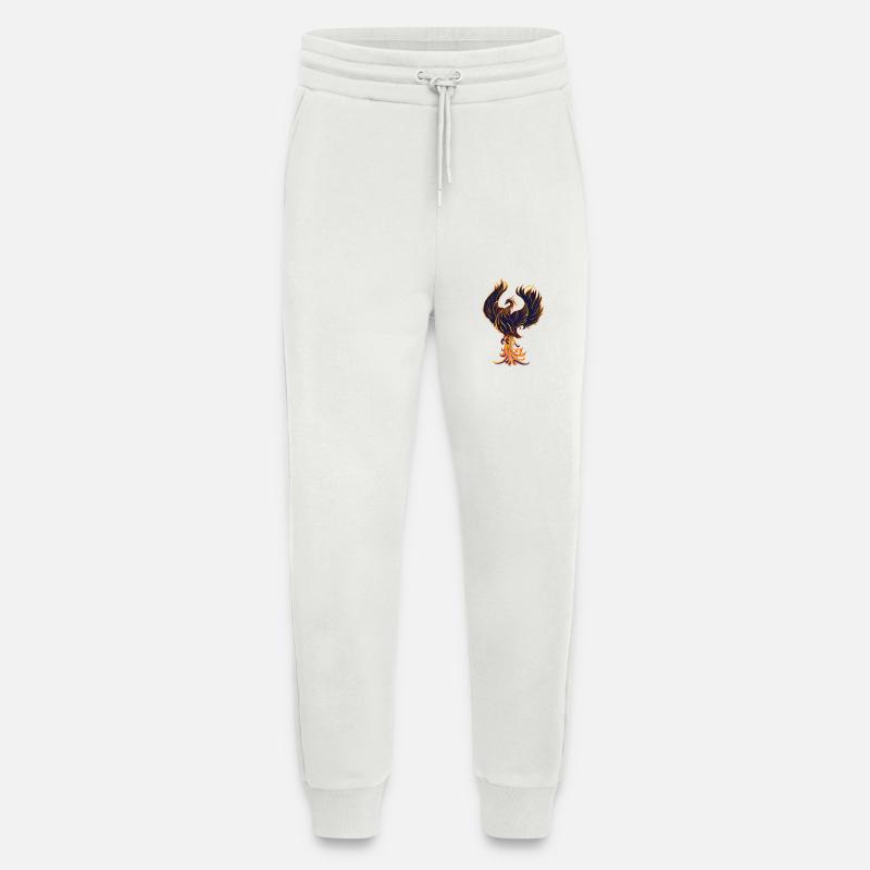 Fire phoenix in flames - Jogging Pants - made by SPREAD  - OFF WHITE