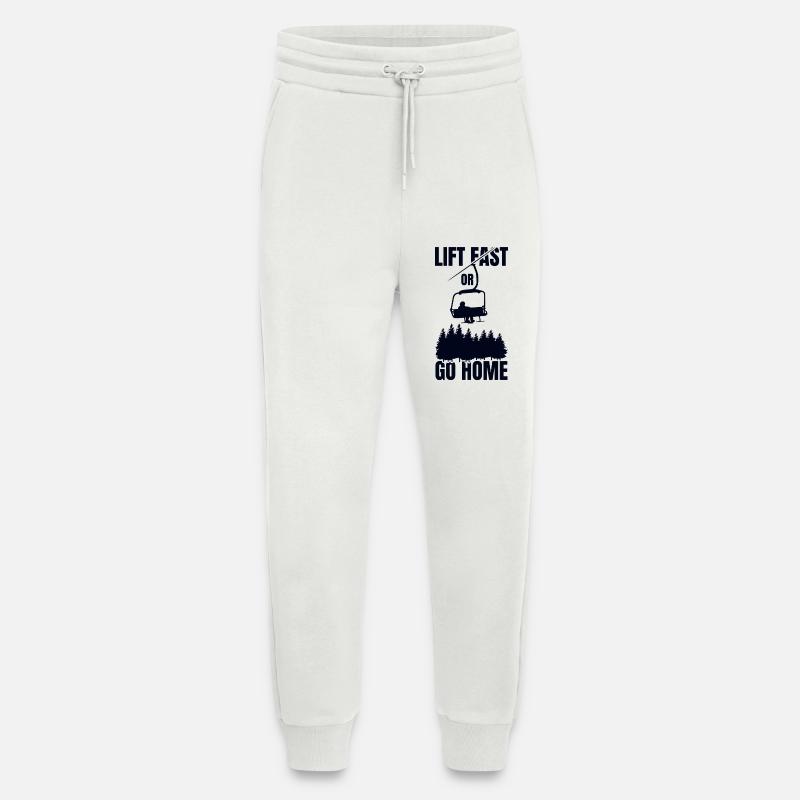 Devis de snowboard - Pantalon de jogging bio décontracté fabriqué en UE - OFF WHITE