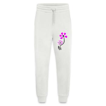 Blüten Fantasie - Jogginghose - made by SPREAD - OFF WHITE - Vorne