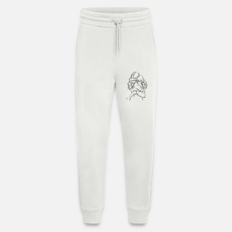 Mutter und Vater – Schwarze Schabastion - Jogginghose - made by SPREAD - OFF WHITE