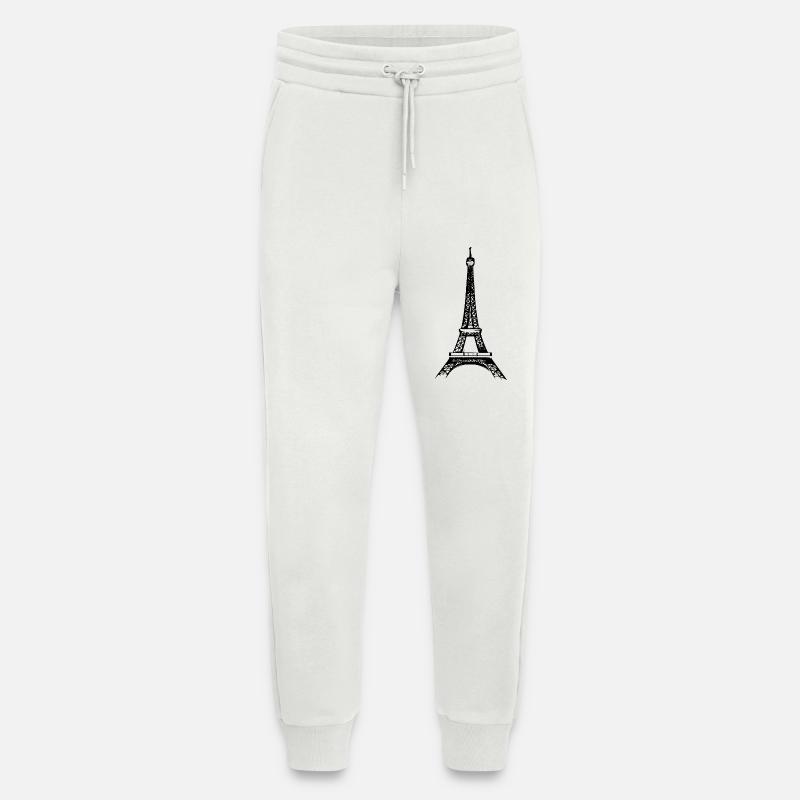 Eiffelturm - Jogginghose - made by SPREAD - OFF WHITE