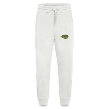 Blattstruktur Olivgrün Muster - Jogginghose - made by SPREAD - OFF WHITE - Vorne