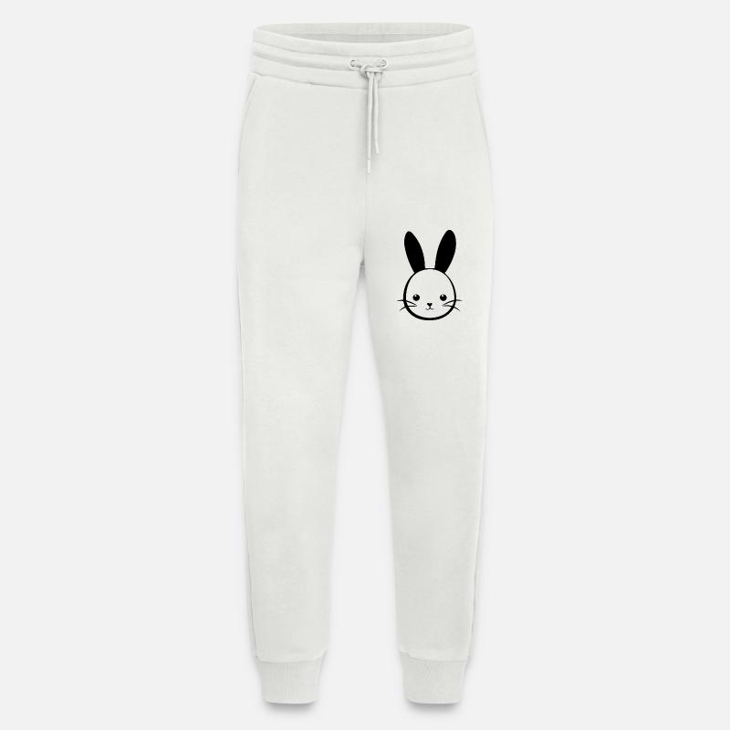 Lapin Lapin - Pantalon de jogging bio décontracté fabriqué en UE - OFF WHITE