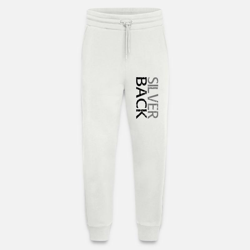 SILVERBACK (à deux lignes) - Pantalon de jogging bio décontracté fabriqué en UE - OFF WHITE