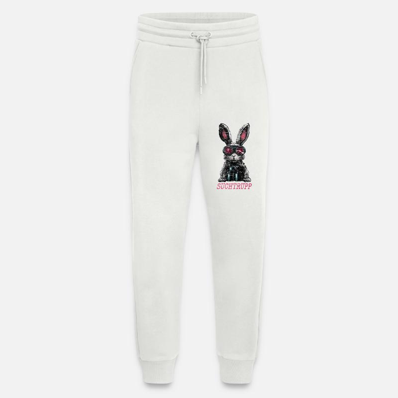 Ostern Suchtrupp Cooler Osterhase - Jogginghose - made by SPREAD - OFF WHITE