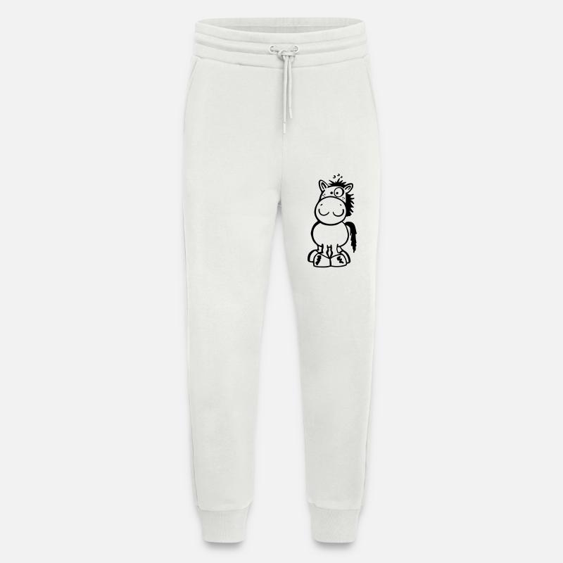 Kleines Pferdchen - Jogginghose - made by SPREAD - OFF WHITE