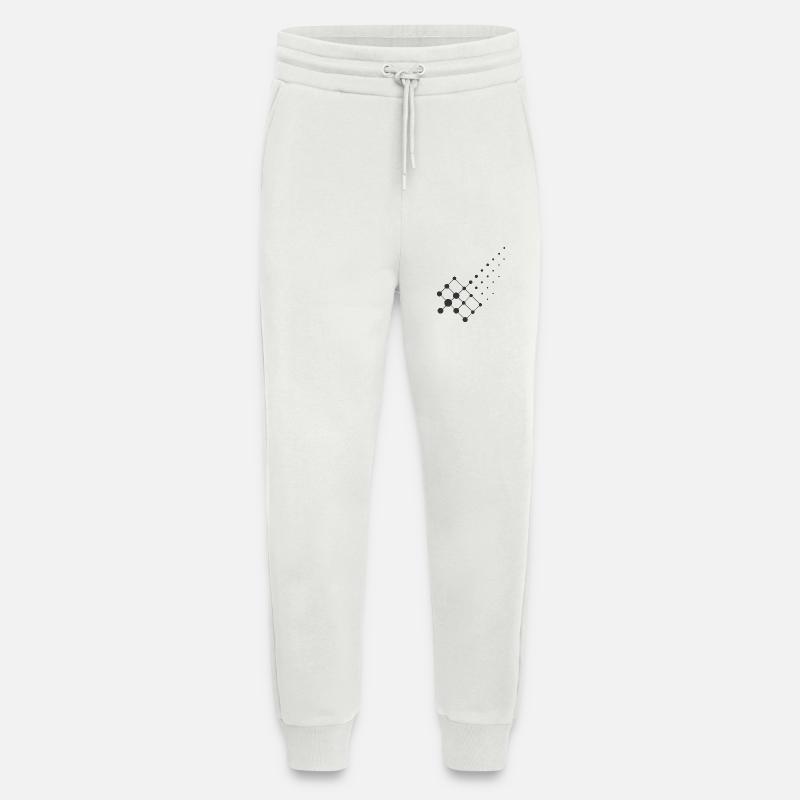 Diffusion Geometry – Chemie Design - Jogginghose - made by SPREAD - OFF WHITE