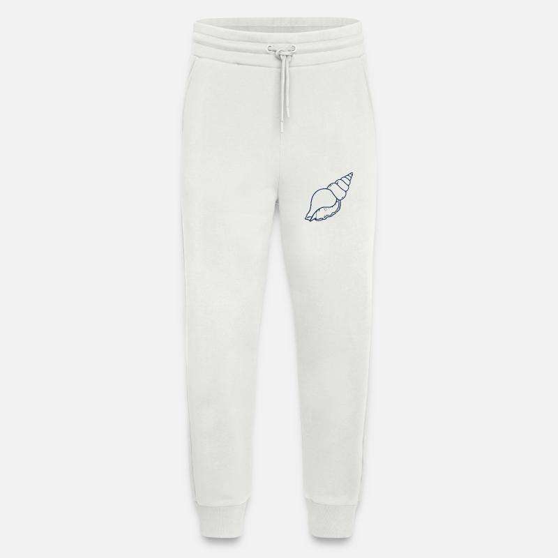 Seashell Minimal Ocean Beach Aesthetic Design - Jogginghose - made by SPREAD - OFF WHITE