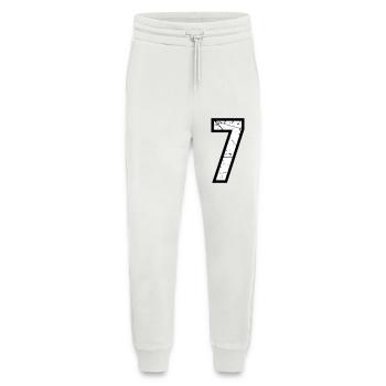 7 - Pantalon de jogging bio décontracté fabriqué en UE - OFF WHITE - Devant