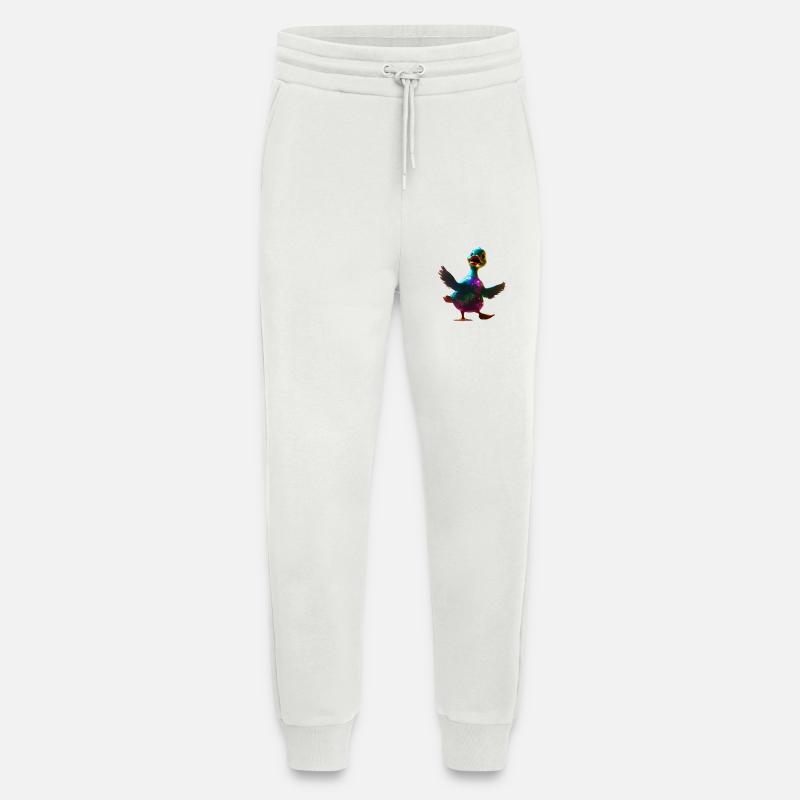 Canard dansant - Pantalon de jogging bio décontracté fabriqué en UE - OFF WHITE