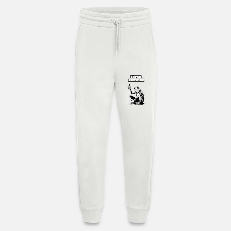 Super robot with thumbs up motif - Jogging Pants - made by SPREAD  - OFF WHITE