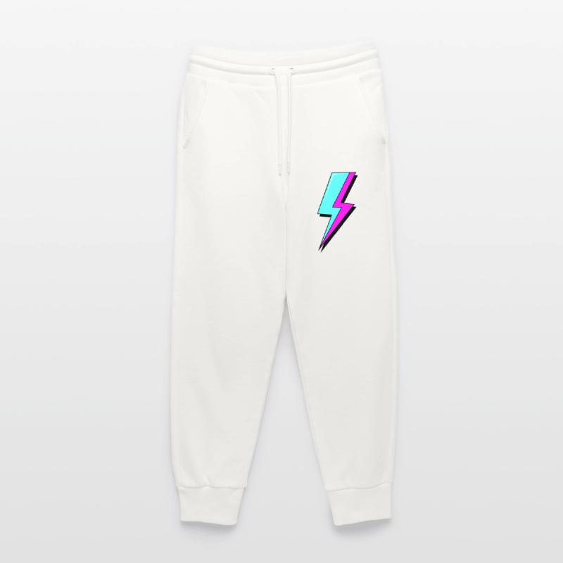 Psychedelic Neon Lightning Jogging Pants - made by SPREAD 