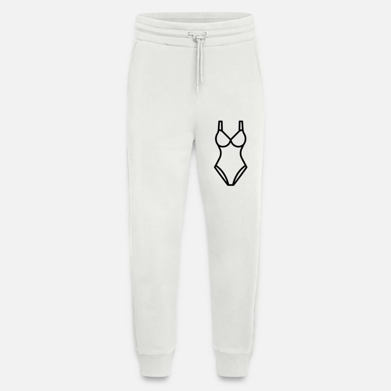 Badeanzug - Jogginghose - made by SPREAD - OFF WHITE