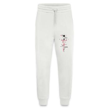 Punkte und Linien - Jogginghose - made by SPREAD - OFF WHITE - Vorne