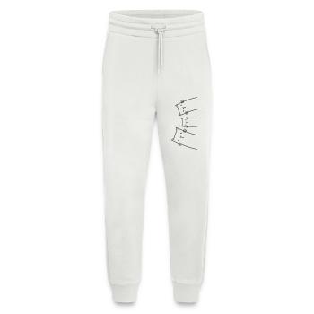 Cat Family Cats Gift Idea - Jogging Pants - made by SPREAD  - OFF WHITE - Front