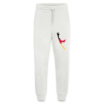 Sylt Puzzle - schwarz rot gold - Jogginghose - made by SPREAD - OFF WHITE - Vorne