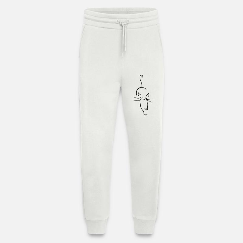 katze - Jogginghose - made by SPREAD - OFF WHITE