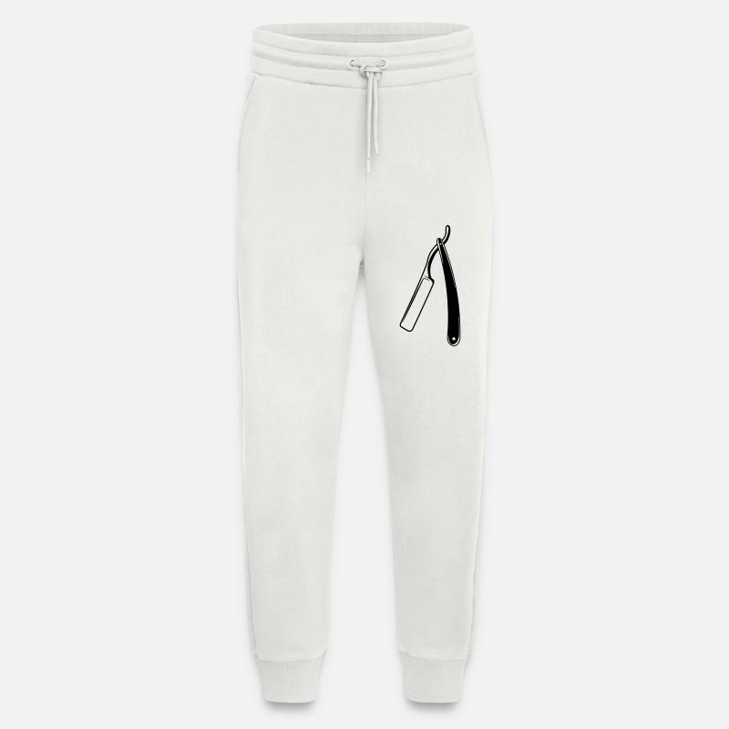 Razor transparent shadow image - Jogging Pants - made by SPREAD  - OFF WHITE