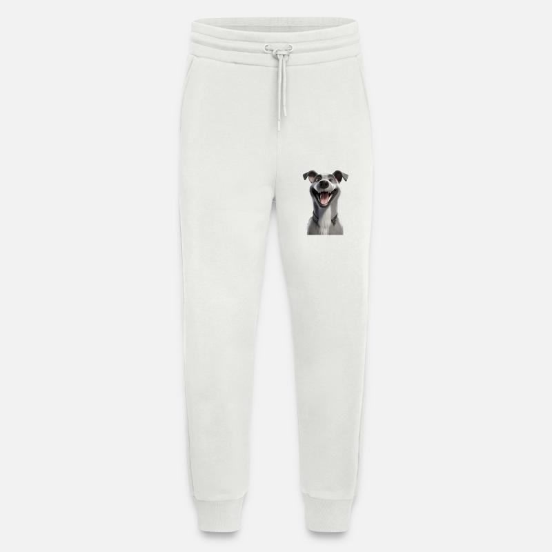 Maskottchen des Grinsenden Windhundes - Jogginghose - made by SPREAD - OFF WHITE
