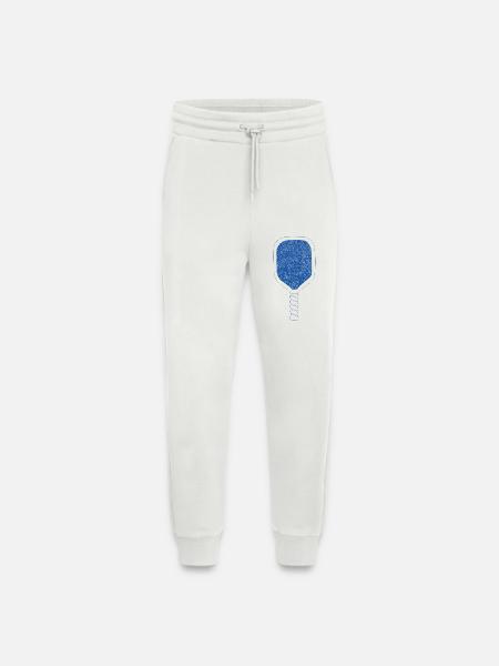Pickleball Racket - Jogging Pants - made by SPREAD - OFF WHITE
