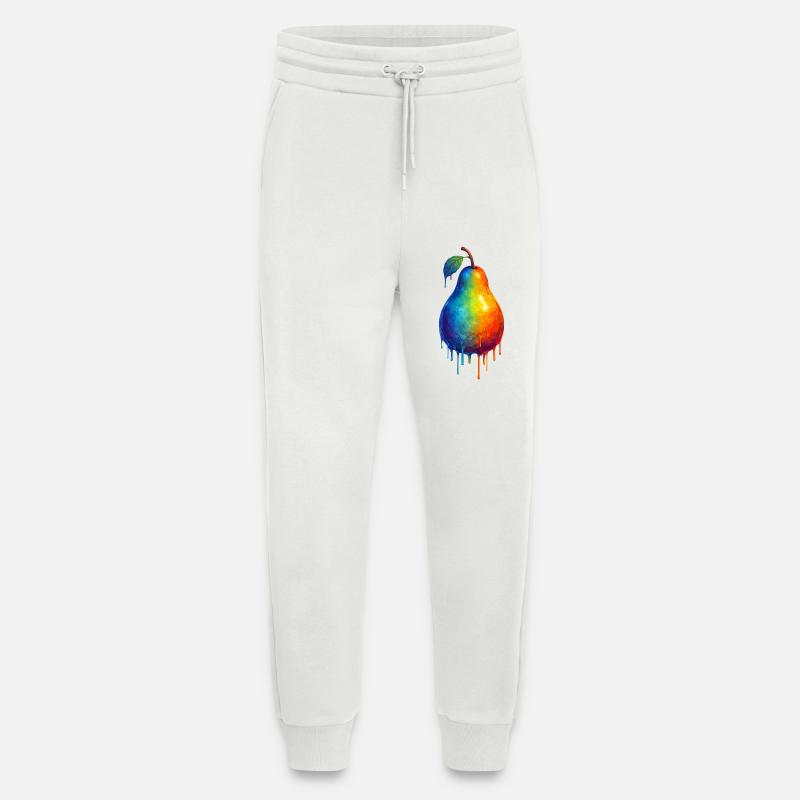 Birne mit buntem Farbverlauf - Jogginghose - made by SPREAD - OFF WHITE