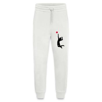 volleyball - Pantalon de jogging bio décontracté fabriqué en UE - OFF WHITE - Devant