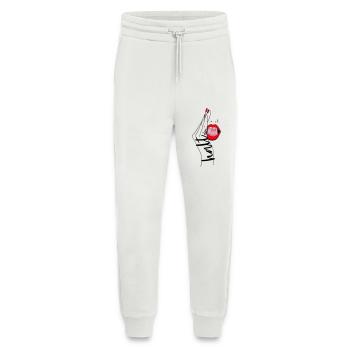 Shut up - Jogging Pants - made by SPREAD  - OFF WHITE - Front