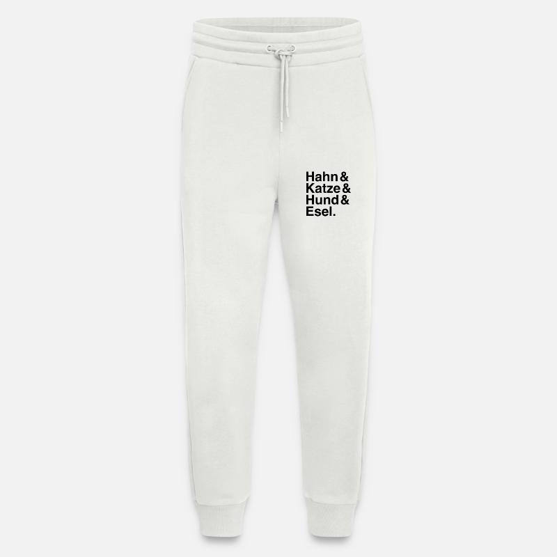Hahn & Katze & Hund & Esel. - Jogginghose - made by SPREAD - OFF WHITE